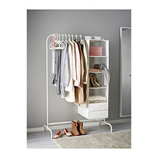 Вешалка напольная МУЛИГ белый ИКЕА, IKEA, фото 4