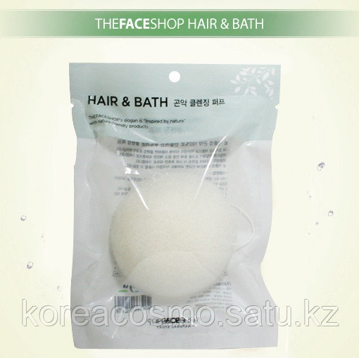 Спонж конняку The Face Shop Natural Konjac Cleansing Puff