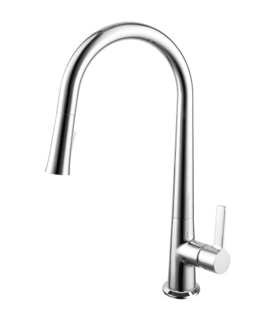 LM6001C Серия SOUL. Смеситель для кухни с вытяжным изливом, шланг 1,8м