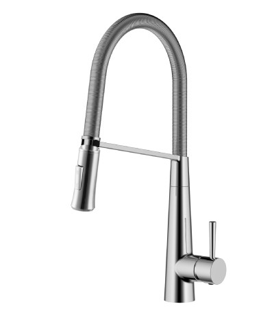 LM6002C Серия SOUL. Смеситель для кухни с вытяжным изливом, шланг 56см