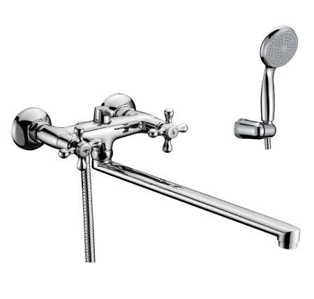 LM2112C Серия STANDARD. Смеситель универсальный с плоским изливом 350 мм