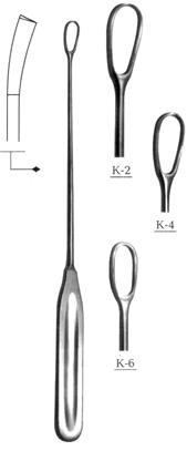 Кюретка К-2 для выскабливания слизистой оболочки матки острая - фото 1 - id-p19976845