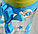 Детская бутылочка с трубочкой 500 мл голубая, фото 4