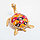 Сувенир-шкатулка "Черепашка с цветным панцирем" 8*2,5 см, фото 3