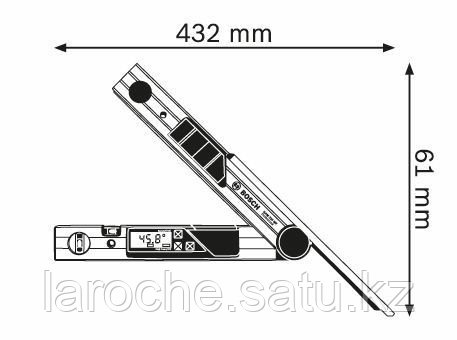 Цифровой угломер BOSCH GAM 220 MF Professional - фото 2 - id-p19985395