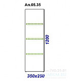 "Анкона" пенал подвесной, цвет черный  An.05.35/BLK, ТМ «AQWELLA», фото 3