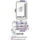 "Инфинити" Тумба с умывальником Infinity 600 подвесная с ящиком, цвет белый, две части Inf.01.06/001, ТМ «AQWE, фото 3