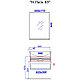 "Н-Лайн" Тумба с умывальником Arkitekt  66 подвесная с ящиком, две части N-Li.01.06, ТМ «AQWELLA», фото 3
