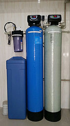 п.Косщи, частный дом. Система фильтрации производительностью 0,5 м3/час. 2