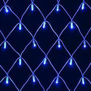 Электрогирлянда МЕРЦАЮЩАЯ СЕТКА 1000 синих LED огней 2*5м с контроллером