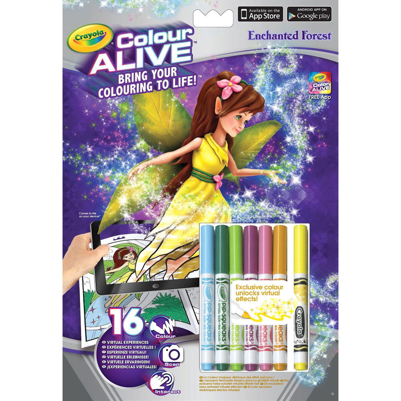 Crayola Интерактивная раскраска Заколдованный сад