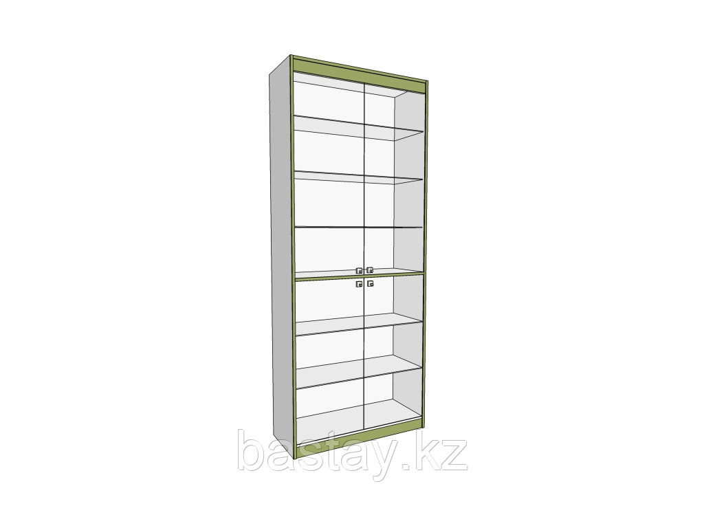 Пристенный шкаф для аптек со стеклянными дверьми - фото 1 - id-p20069874