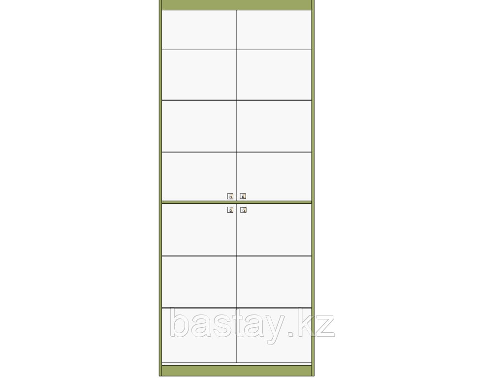Пристенный шкаф для аптек со стеклянными дверьми - фото 2 - id-p20069874