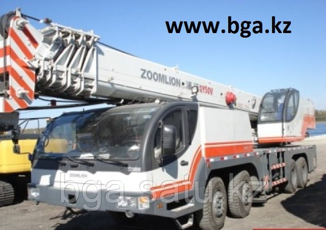 Автокраны ZOOMLION (QY50V531.2),50 тонн,5 секции,джойстик