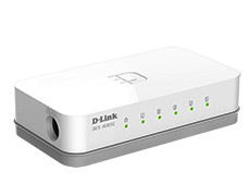 D-Link DES-1005C/A1A 5-порт неуправляемый коммутатор 10/10
