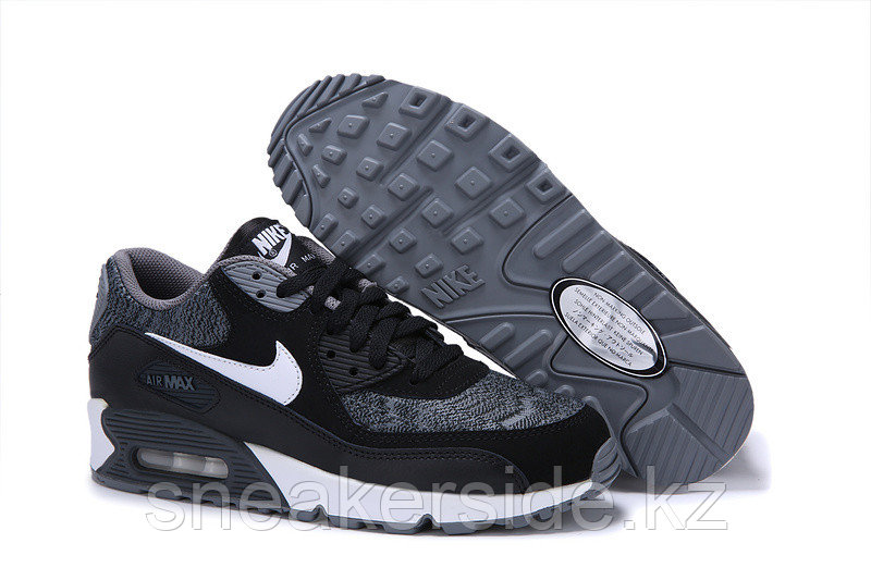 Кроссовки Nikе Air Max 90 Essential Black White Cool gray (36-44)