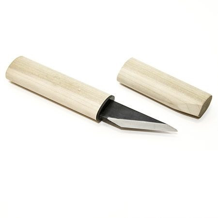 Ножи-косяки Yoshiharu, японские 2сл. прав. и лев. с дерев. ручкой и ножнами - фото 1 - id-p11108387