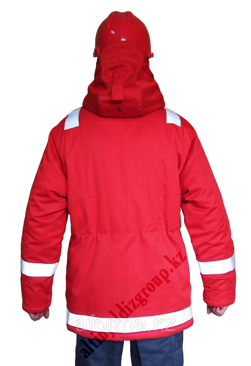 Спецодежда Куртка зимняя огнеупорная антистатическая GS красный - фото 3 - id-p20042157