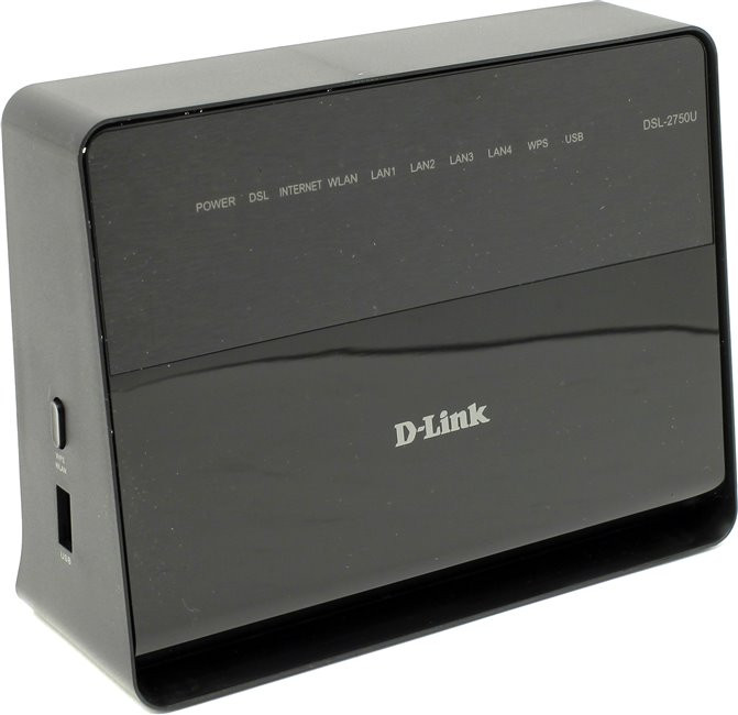 D-link DSL-2750U 3G/ADSL/Ethernet-маршрутизатор