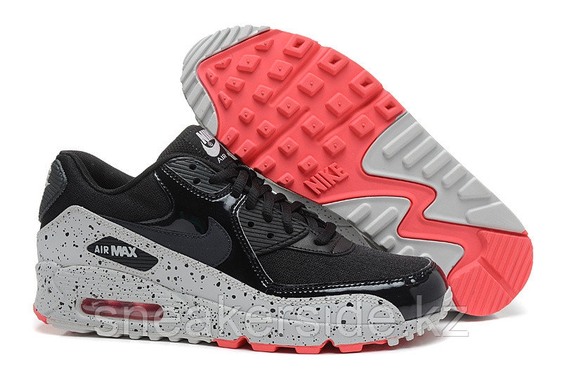 Кроссовки Nikе Air Max 90 Essential Black gray Red (36-46) - фото 1 - id-p20170332