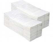 Бумажные полотенца в листах  ELITE белые, 2-слойные Z -укладка  23*21 см  200 листов