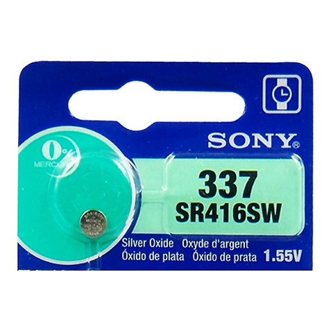 Батарейка Sony 337 1.55v  SR416SW