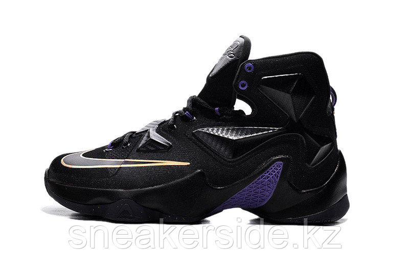 Кроссовки Nikе LeBron XIII (13) Gold Purple Black (36-47) - фото 2 - id-p20222432