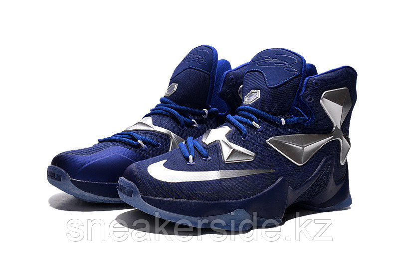 Кроссовки Nikе LeBron XIII (13) Navy Blue Silver (36-47) - фото 2 - id-p20222460