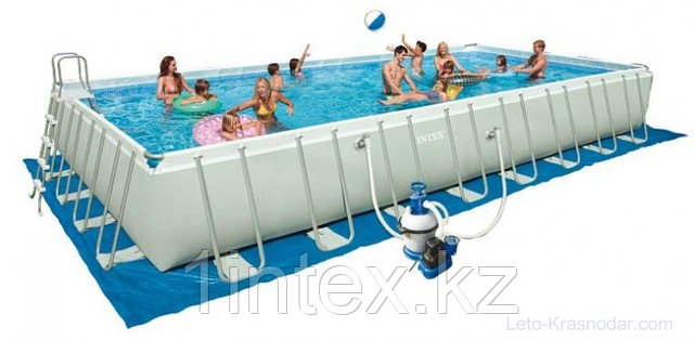 Бассейн каркасный ULTRA FRAME POOL INTEX 975х488х132см
