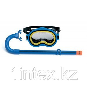 Набор маска с трубкой Adventurer для детей 3-10 лет Intex - фото 3 - id-p1039912