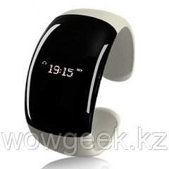 Женский Bluetooth-браслет с часами "White Pearl"