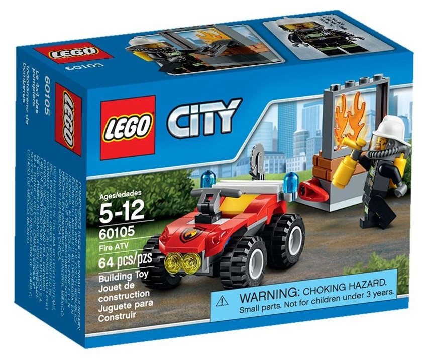 60105 Lego City Пожарный квадроцикл, Лего Город Сити