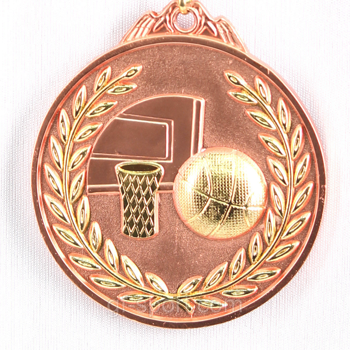 Медаль рельефная БАСКЕТБОЛ (бронза)8110