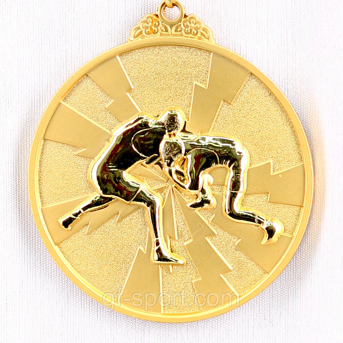 Медаль рельефная БОРЬБА (золото)