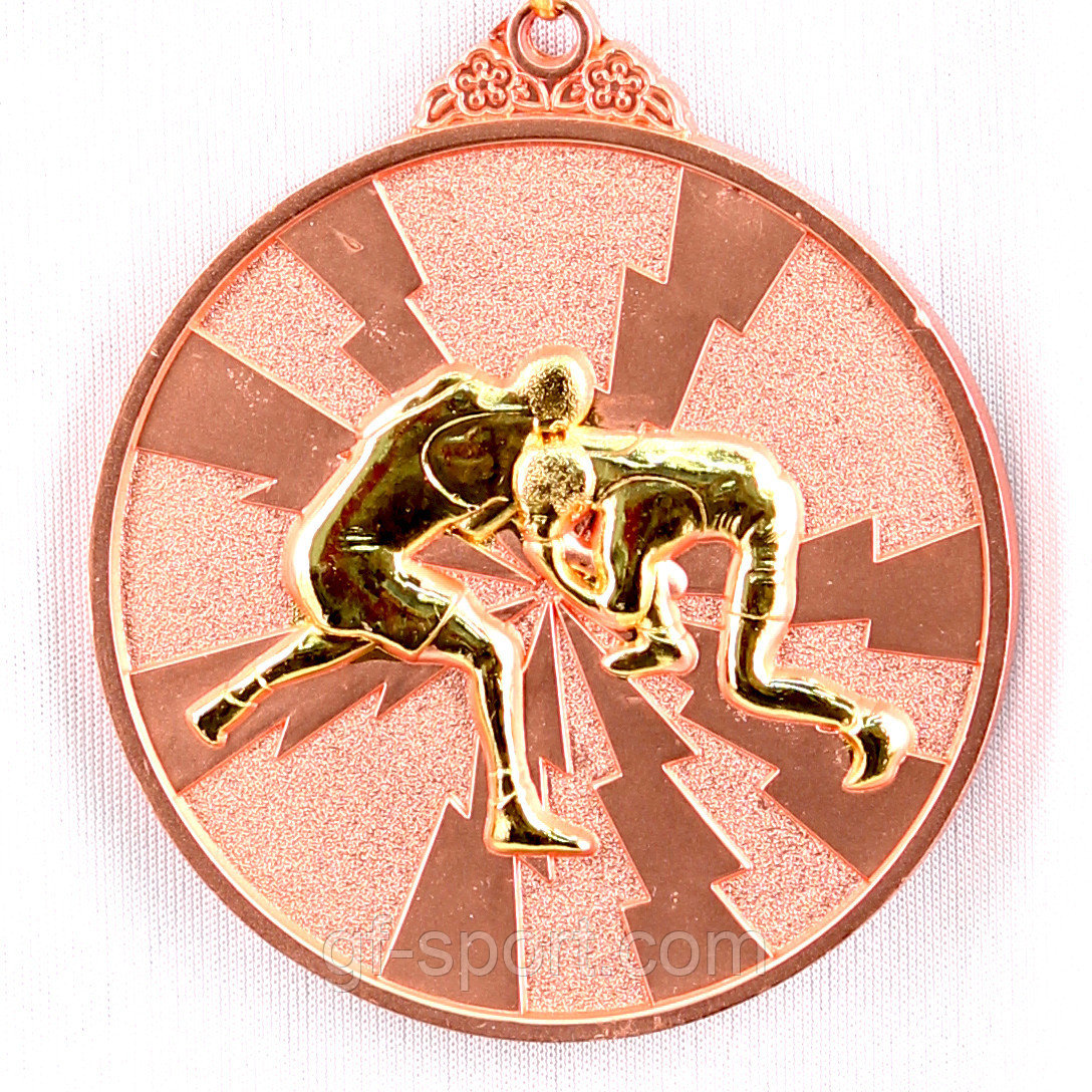 Медаль рельефная БОРЬБА (бронза)
