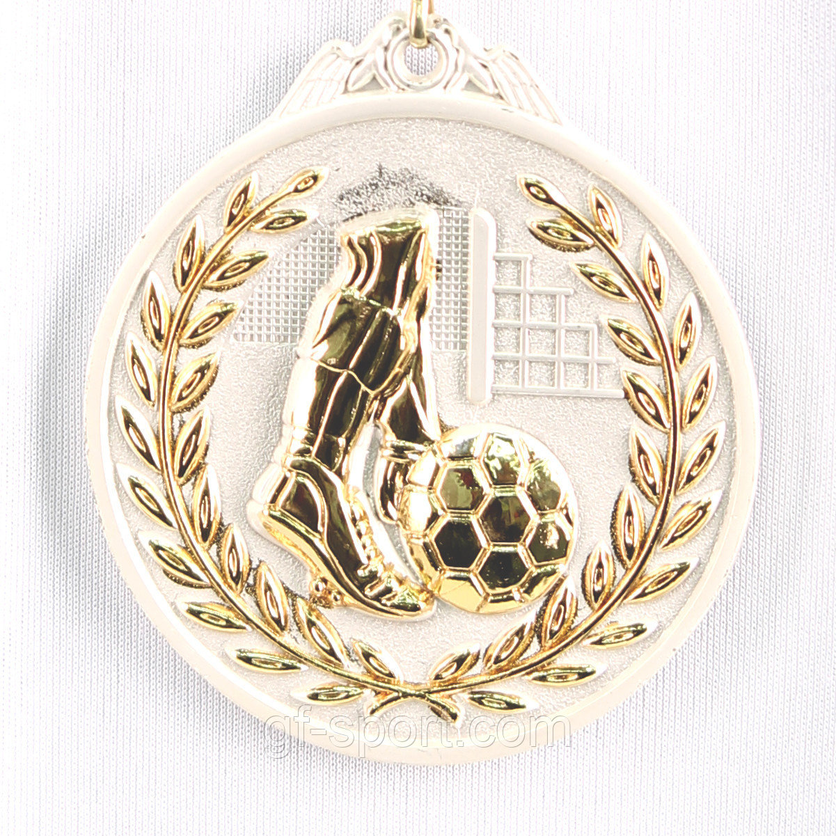 Медаль рельефная ФУТБОЛ (серебро)М49