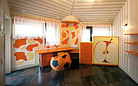 Оранжевый цвет в детской комнате