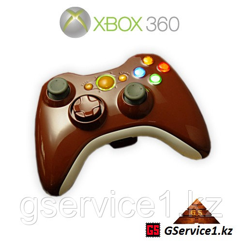 Wireless 360 Controller Shell With New D-Pad *COFFEE*