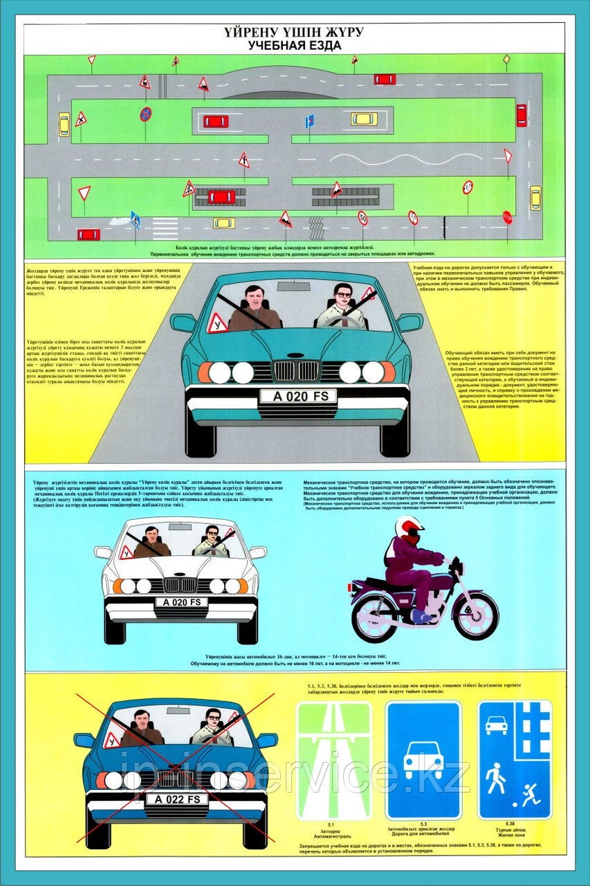 Плакаты Правила дорожного движения - фото 5 - id-p21165870