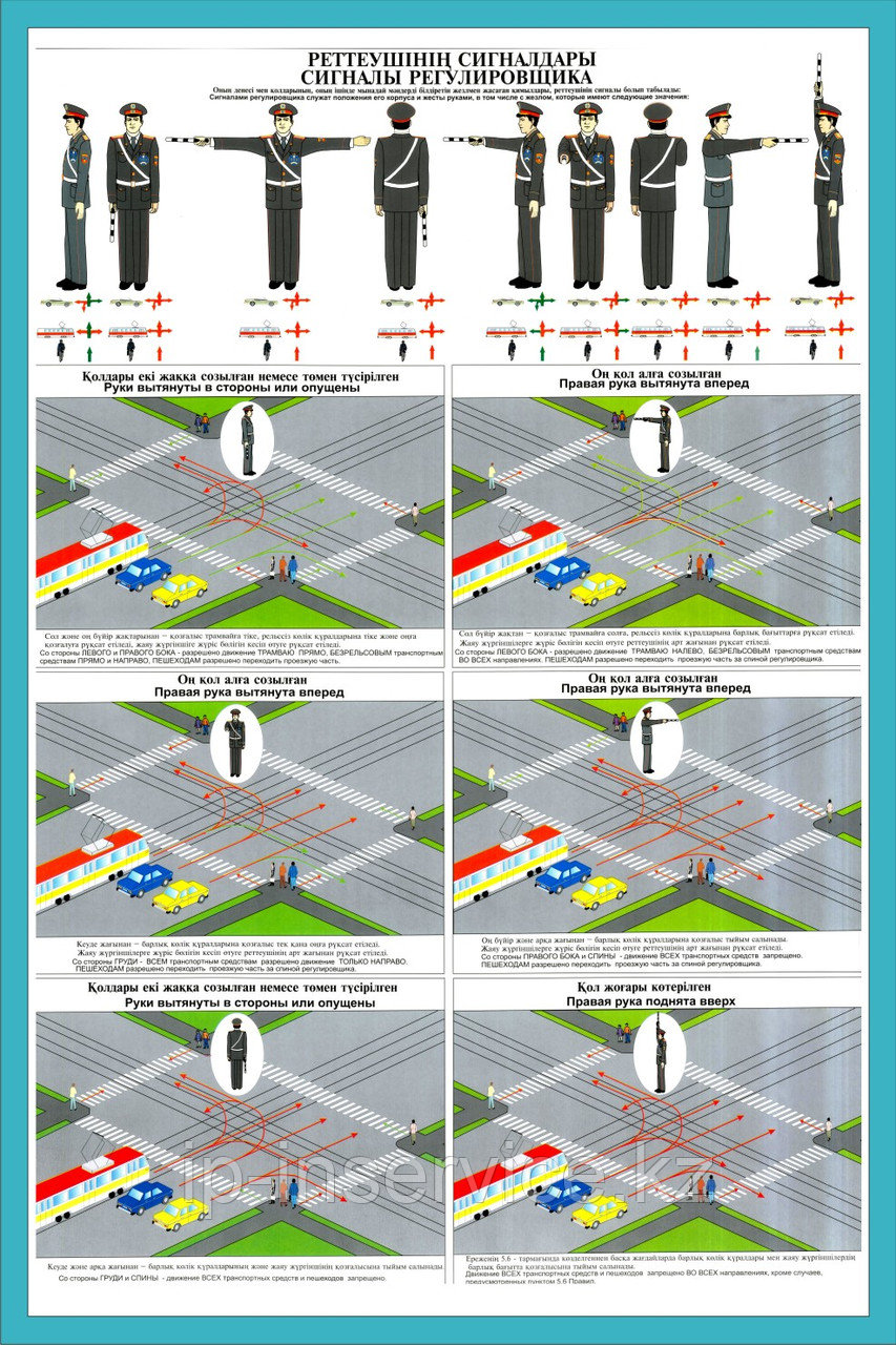 Плакаты Правила дорожного движения - фото 9 - id-p21165870