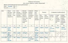 Журнал регистрации инструктажа по безопасности и охране труда на рабочем месте - фото 1 - id-p21238716