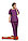 Женский фиолетовый медкостюм, фото 2