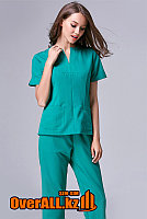 Зеленый женский медицинский костюм, фото 1