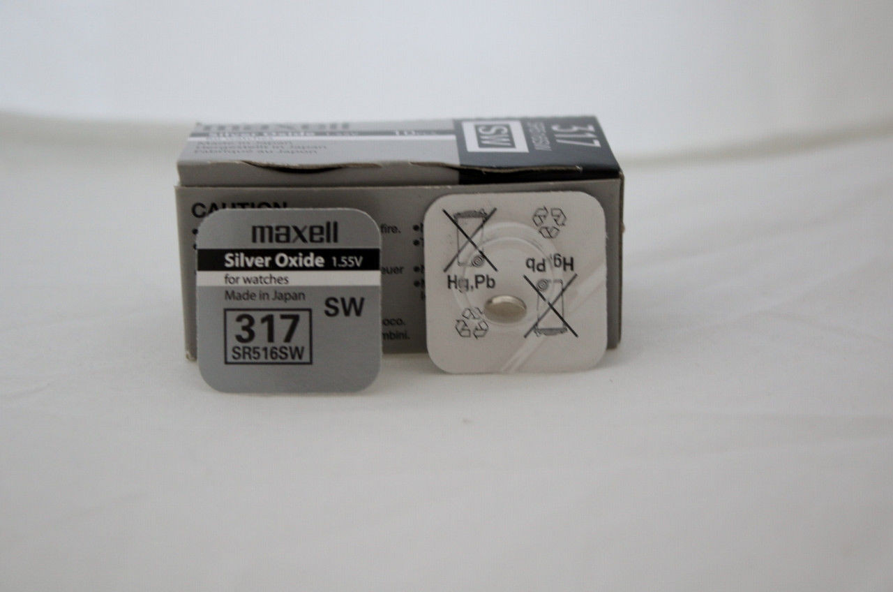 Батарея Maxell 317  SR516SW      1,55v
