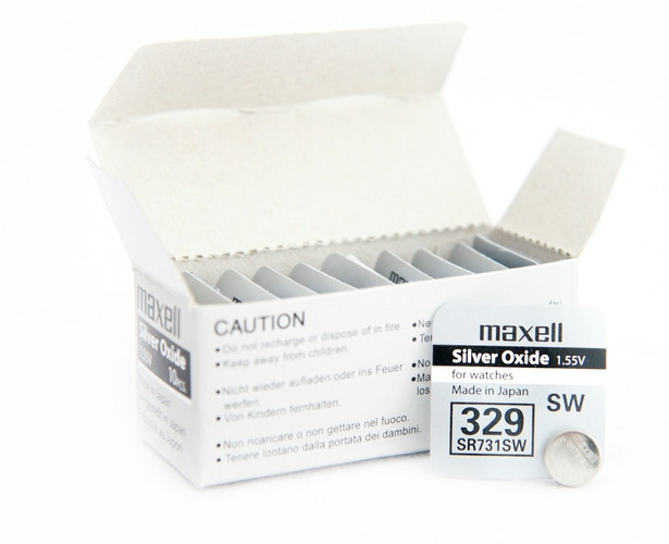 Батарея Maxell 329 1.55v  SR731SW
