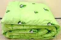 Одеяло "Бамбук", зимнее. Евро-размер 200х220 см. тик/полиэстер. Россия