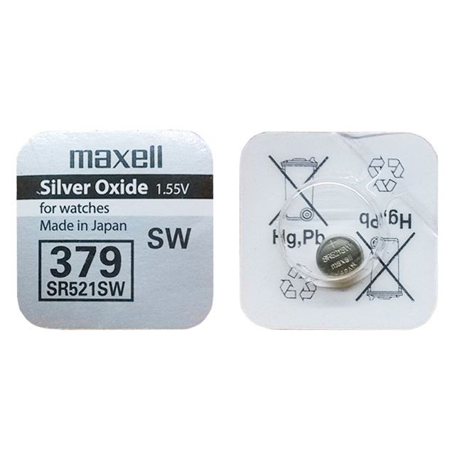 Батарея Maxell 379 1.55v  SR521SW