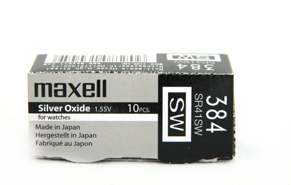 Батарея Maxell 384 1.55v  SR41SW