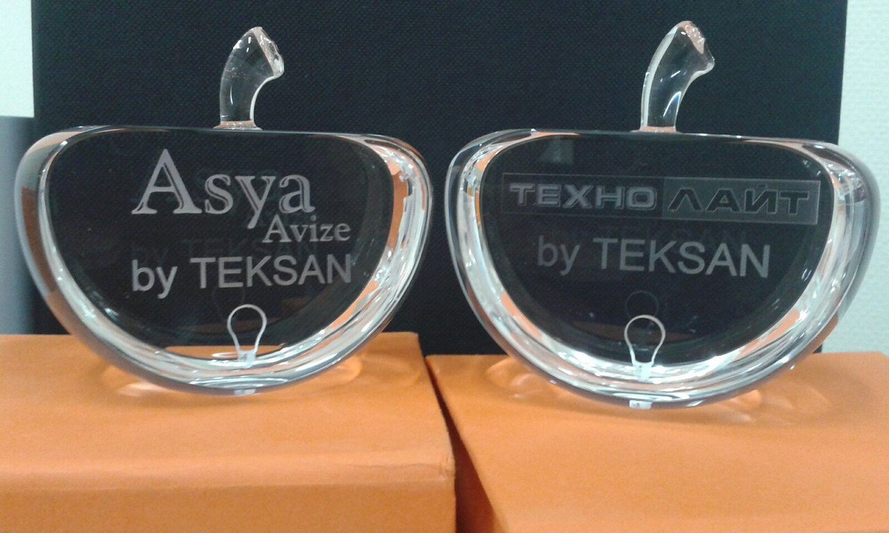 3D Crystal Кристалл Яблоко