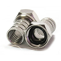 Разъем F - RG6 (с резиновым уплотнительным кольцом)